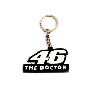Rubber 46 The Doctor Key Chain For Motorcycles & Cars