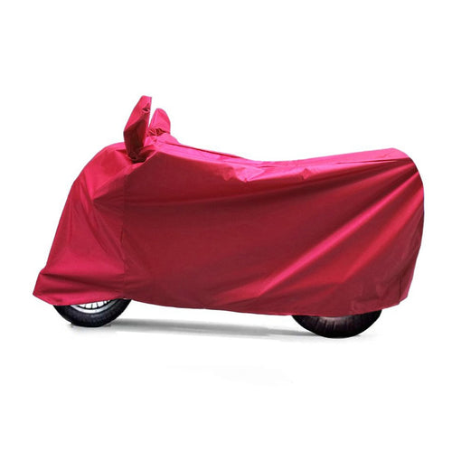 BikeNwear Heavy Duty Water Proof Body Cover for Royal Enfield Motorcycle Red