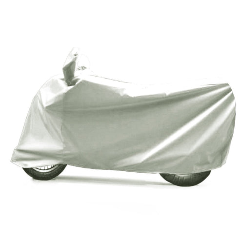 BikeNwear Heavy Duty Water Proof Body cover for Suzuki Motorcycles White