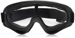 Riding Googles Black Transparent Glass