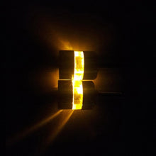Load image into Gallery viewer, Handle Bar End Weight Made Like A Gun Logo LED Light For Royal Enfield Motorcycle