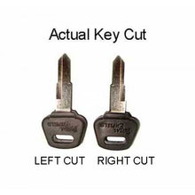 Load image into Gallery viewer, Brass Gun Design Key Block Right Cut For Motorcycle