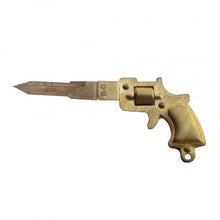 Load image into Gallery viewer, Brass Gun Design Key Block Right Cut For Motorcycle