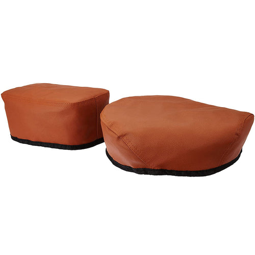 Leatherette Seat Cover Light Brown For Royal Enfield Classic Modal