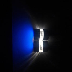 Handle Bar End Weight Three LED Light Black For Royal Enfield Motorcycle
