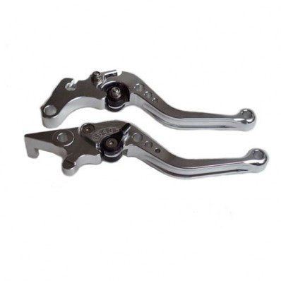 Short Adjustable Silver Colour Lever Set For Karizma Motorcycle