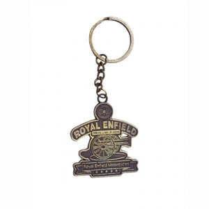 Brass Black Key Chain Made Like A Gun Symbol For Motorcycles
