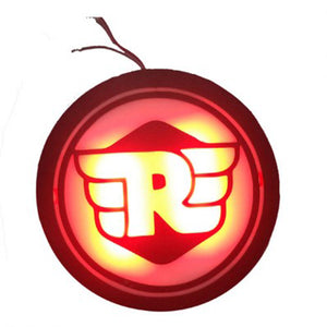 Plastic Plate Logo LED Light For Royal Enfield Motorcycle