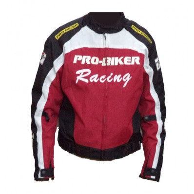 Pro Biker Riding Jacket - Red