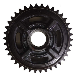 Royal Enfield Classic 350  Chain Sprocket Kit fitted  with brake shoe system in the rear wheel